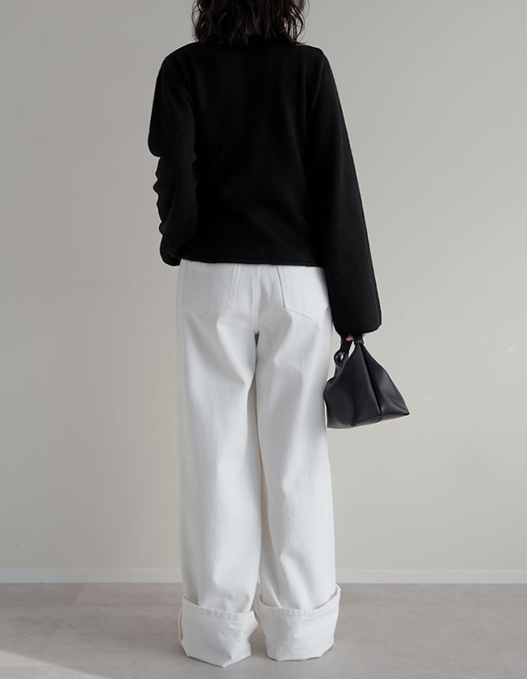 カシミヤタッチカシュクールニットアップ
