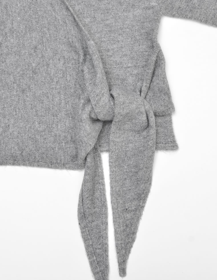 カシミヤタッチカシュクールニットアップ