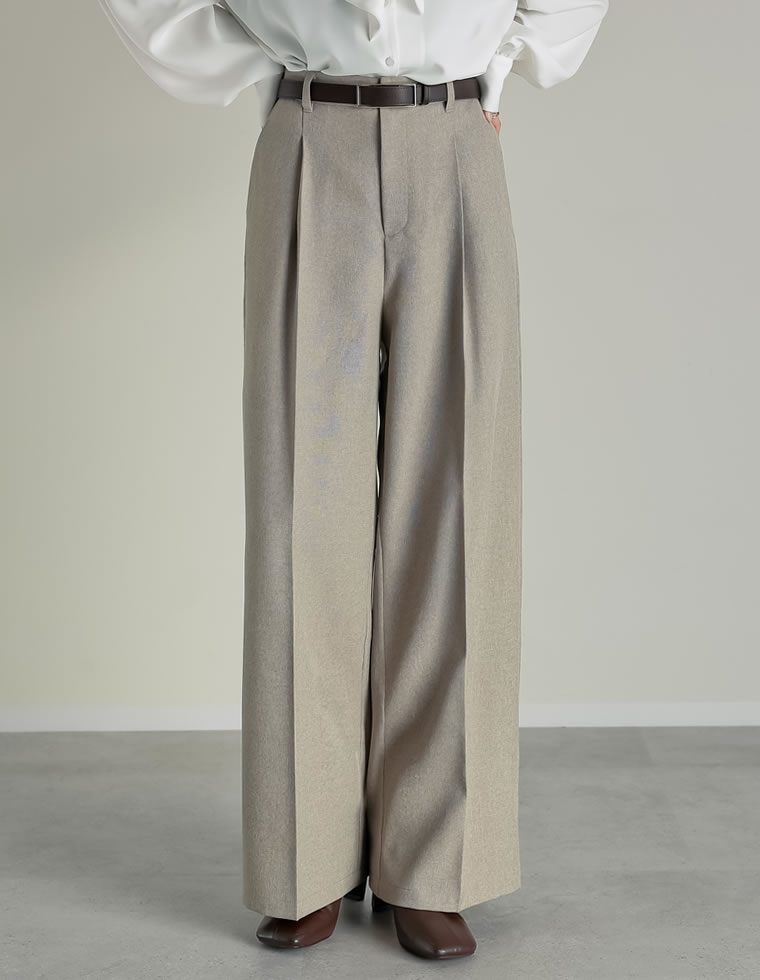 ツイルタックストレートパンツ