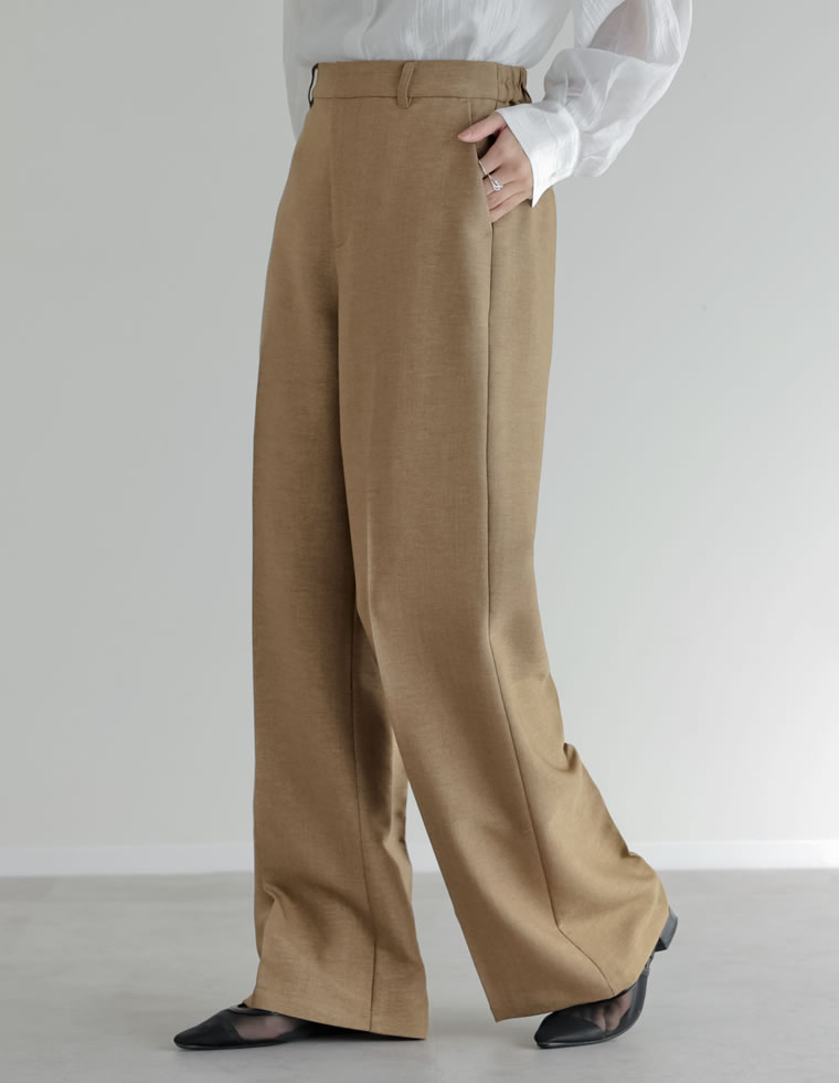 ホップサックツイードストレートパンツ