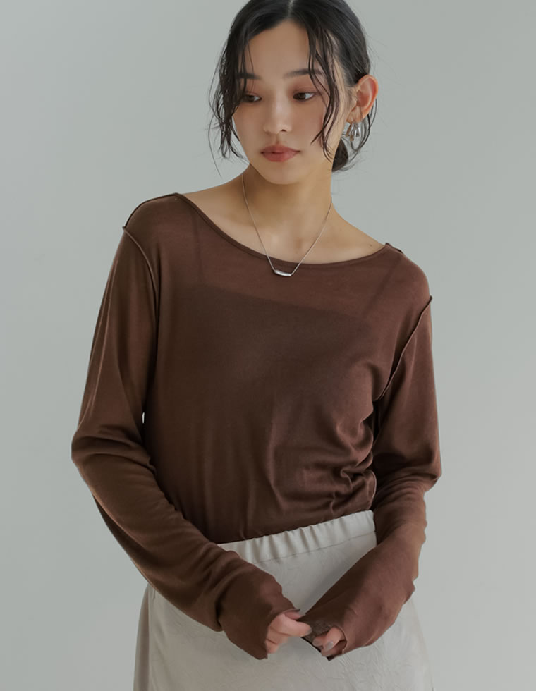 シアーフライスバックオープントップス