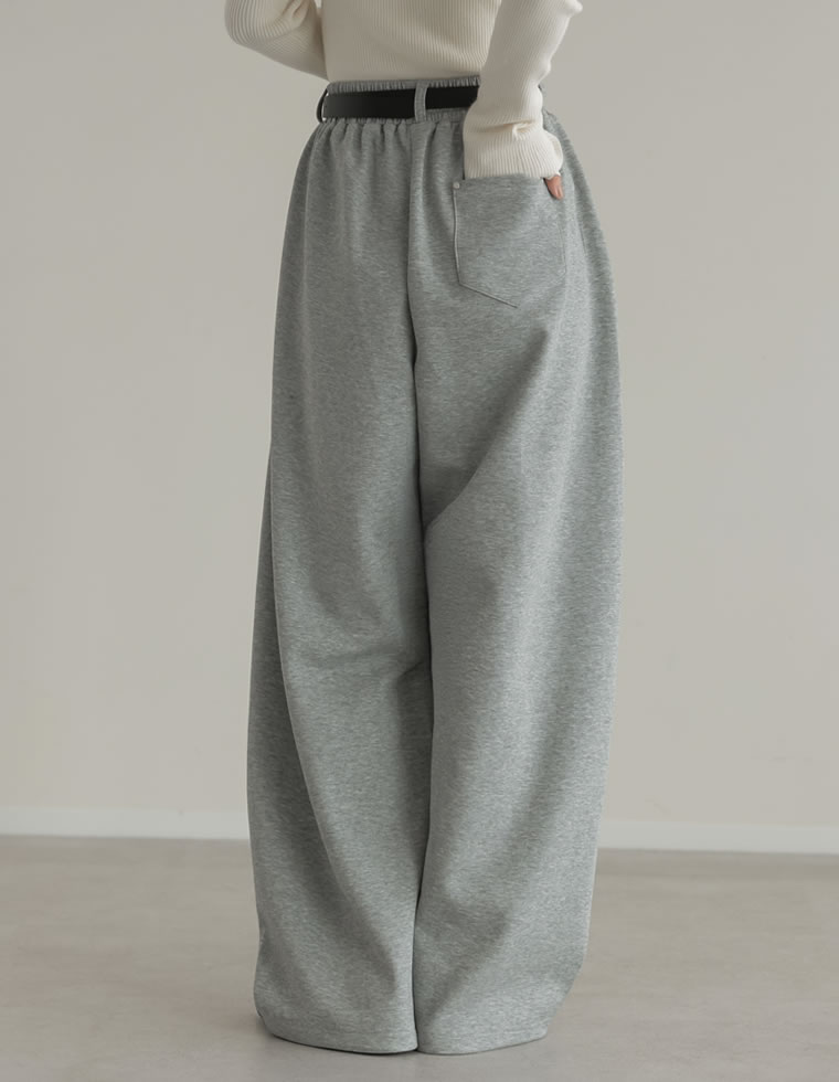 リベット付きダンボールワイドパンツ