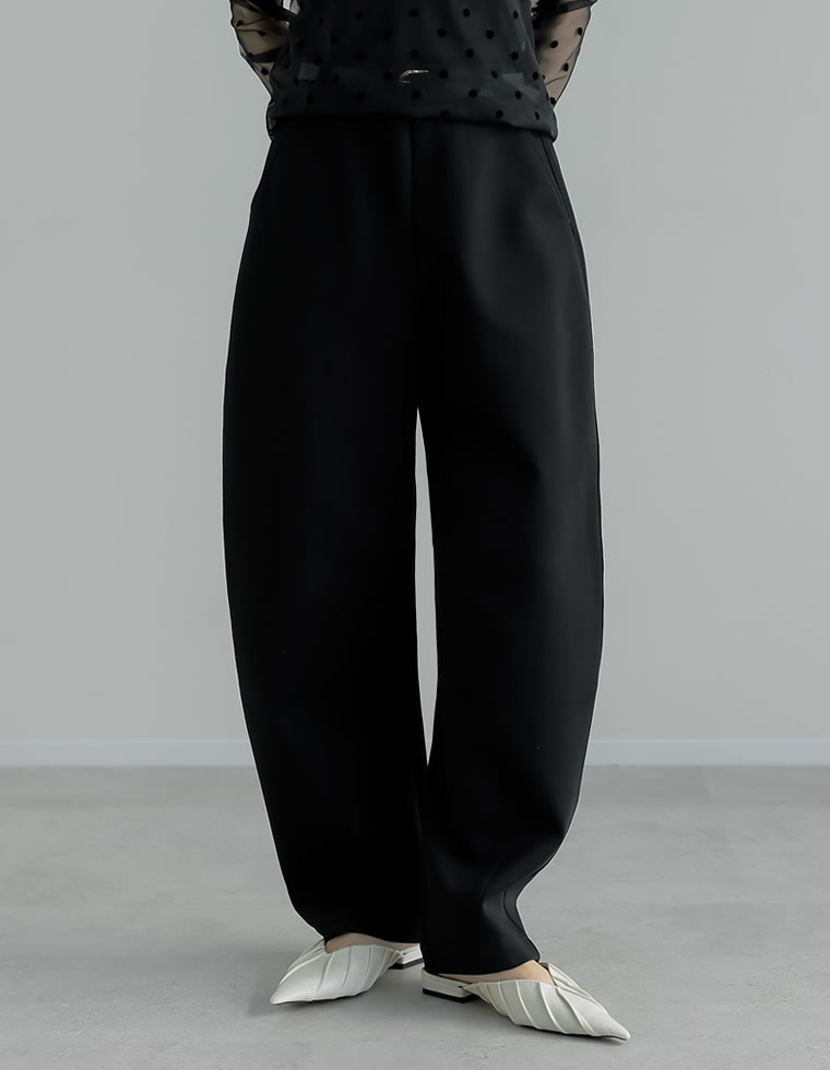 ベルトループ付きダンボールカーブパンツ