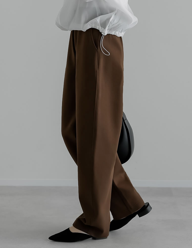 ベルトループ付きダンボールカーブパンツ