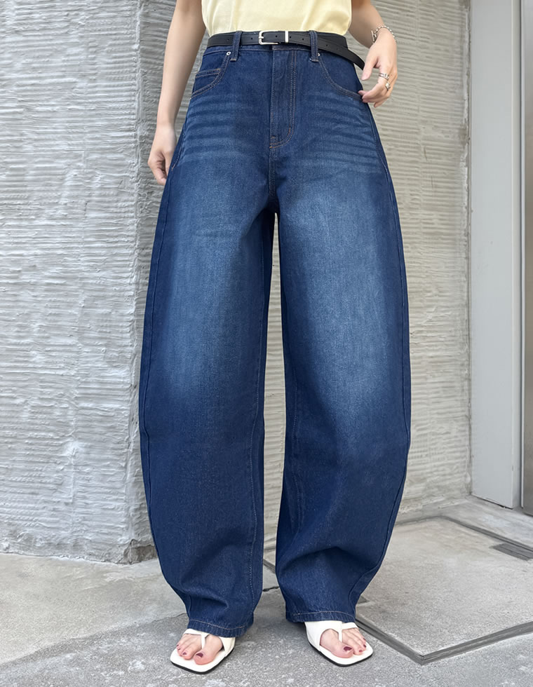 バルーンワイドデニムパンツ