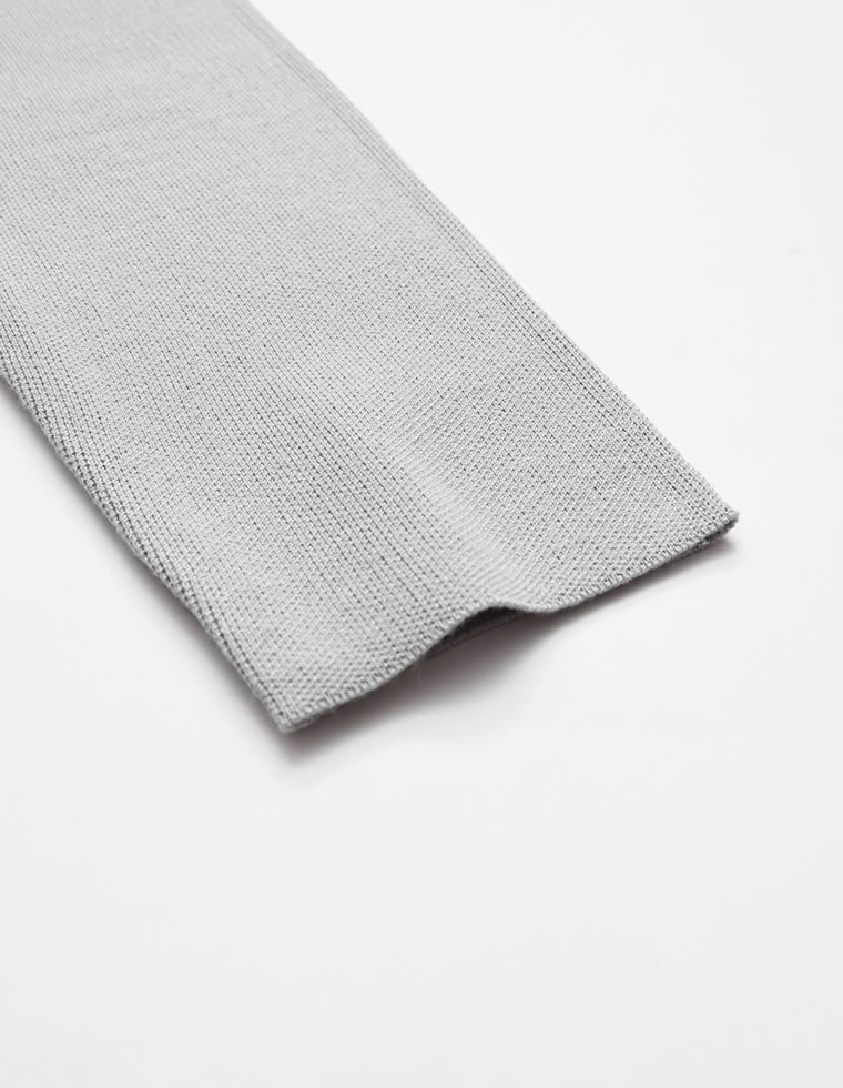 チュールショルダーリボンニット