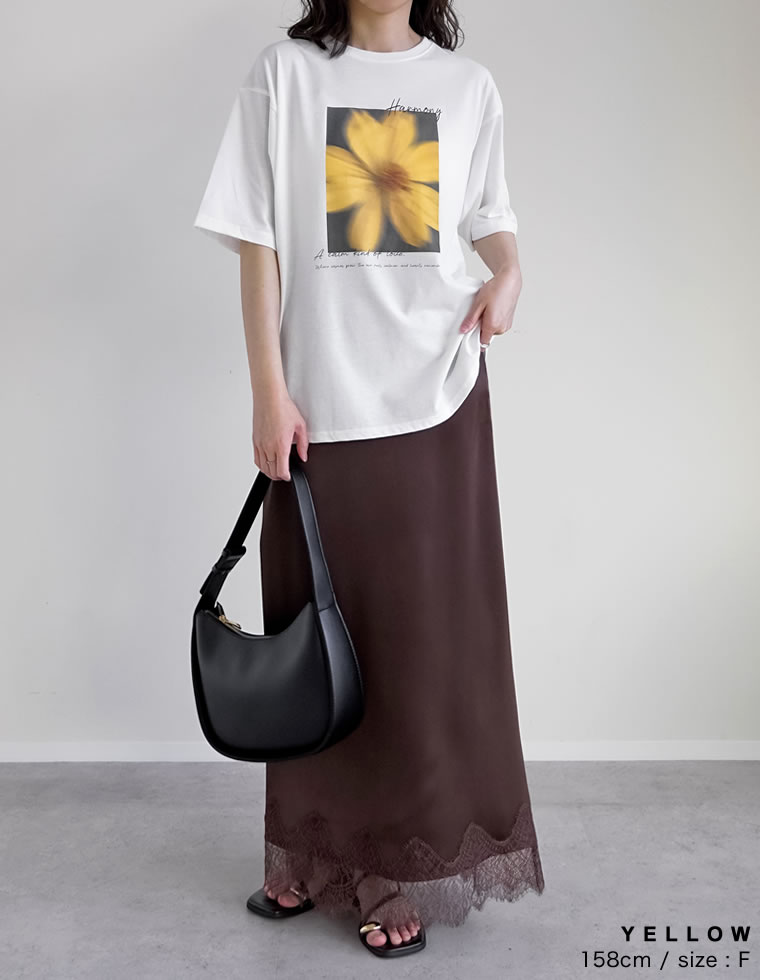フラワーフォトＴシャツ