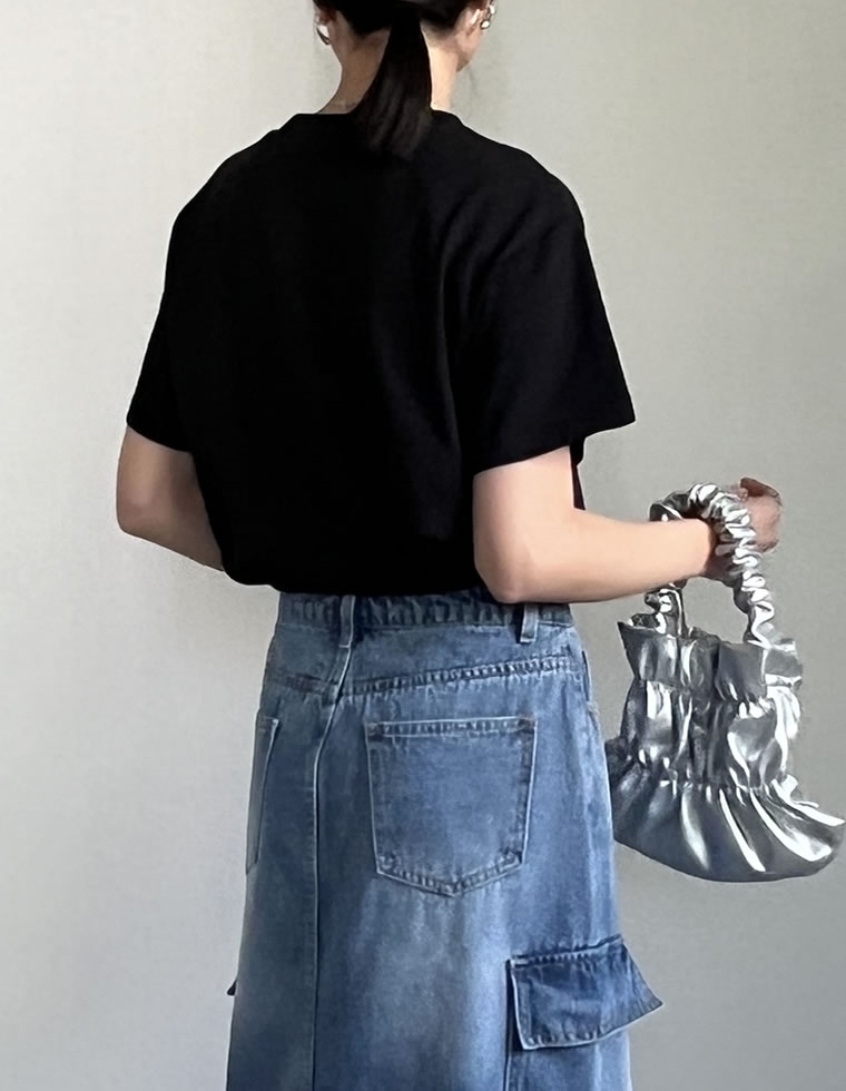 シーンナリーフォトプリントTシャツ