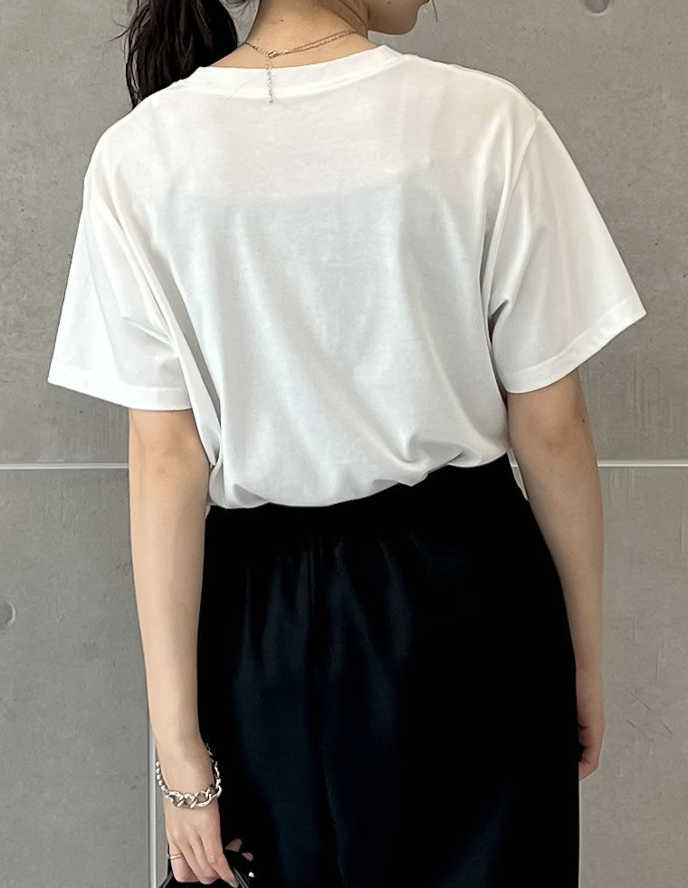 シーンナリーフォトプリントTシャツ