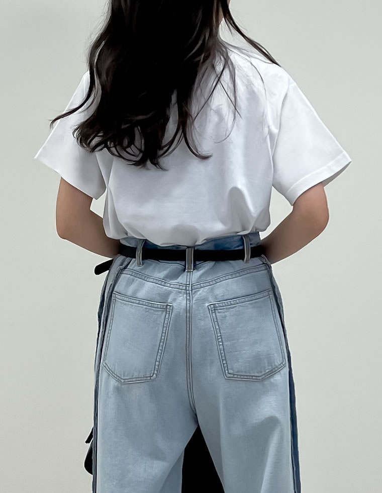 シーンナリーフォトプリントTシャツ