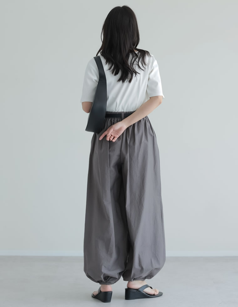 選べるネックリブカットソー半袖Tシャツ