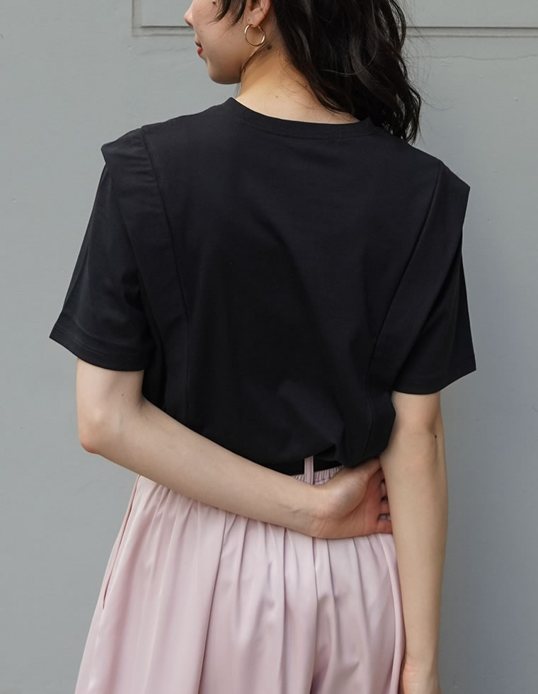 ショルダータックＴシャツ