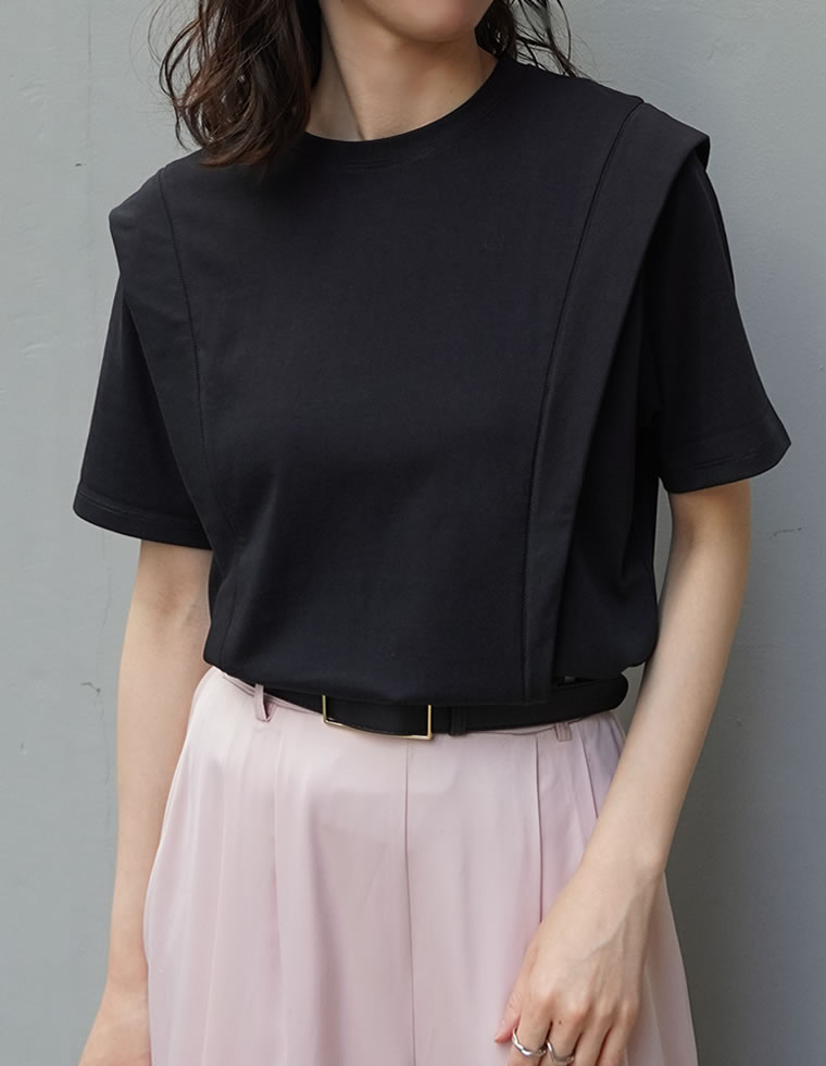 ショルダータックＴシャツ