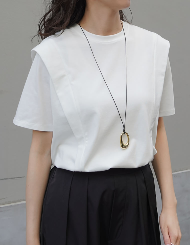 ショルダータックＴシャツ