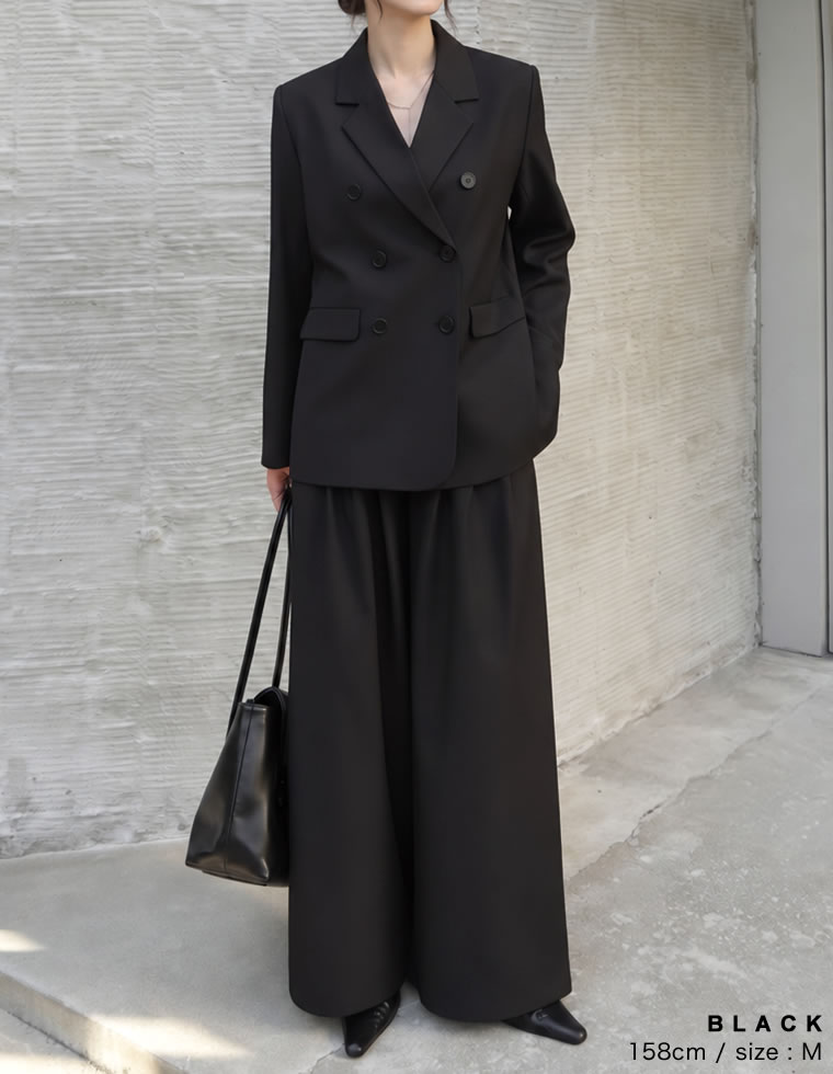 【10月23日 再入荷予定】ツイルタックワイドストレートパンツ