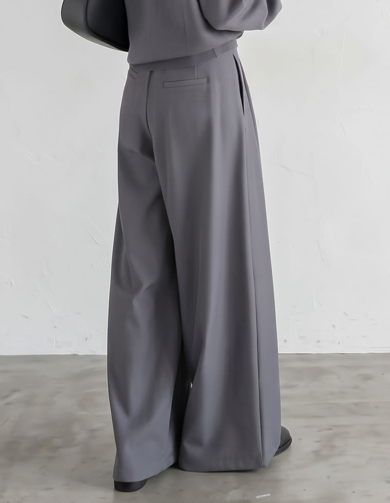 【10月23日 再入荷予定】ツイルタックワイドストレートパンツ
