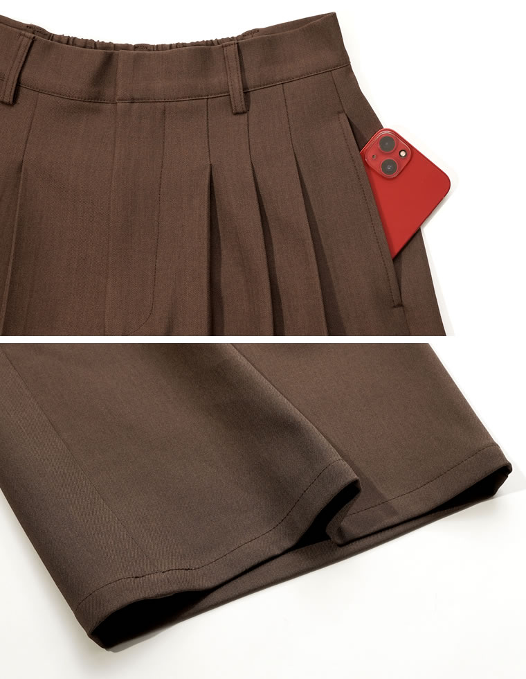 【10月23日 再入荷予定】ツイルタックワイドストレートパンツ
