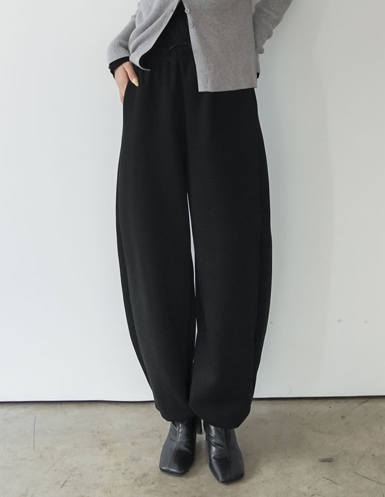 裾コードドロストイージースウェットパンツ