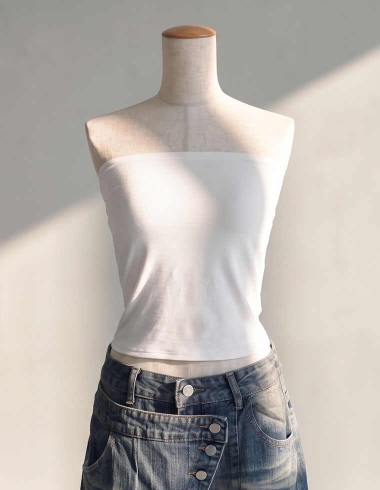 カップ付きベアトップ
